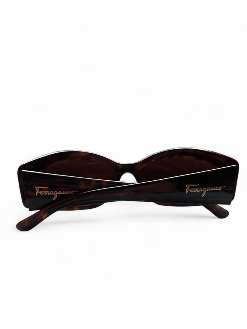 Y2K Salvatore Ferragamo Tortoise Shell Sunglasses